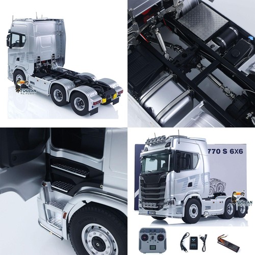 KABOLITE RC Tractor 1/14 Car Scania 770S 100 6WD Truck 2Speed Differential Lock - Picture 17 of 24