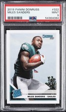 2019 PANINI DONRUSS #322 MILES SANDERS PSA 9