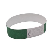 Image of Announce Wrist Band 19mm Green (Pack of 1000) AA01834 - AA01834