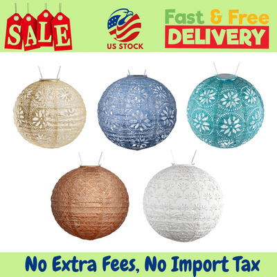 #ad Soji™ Stella Boho Solar Outdoor Lantern Minimum purchase of 2 pieces $29.17