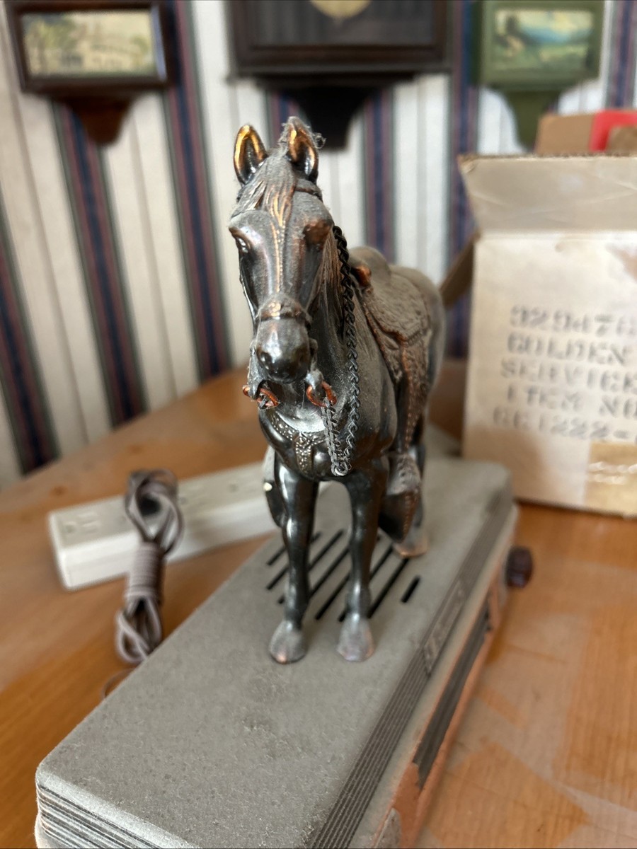 Abbotwares Standing Horse and Saddle Radio Bronze & Copper Vintage