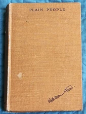 Kathleen Norris / PLAIN PEOPLE SHORT STORIES 1938