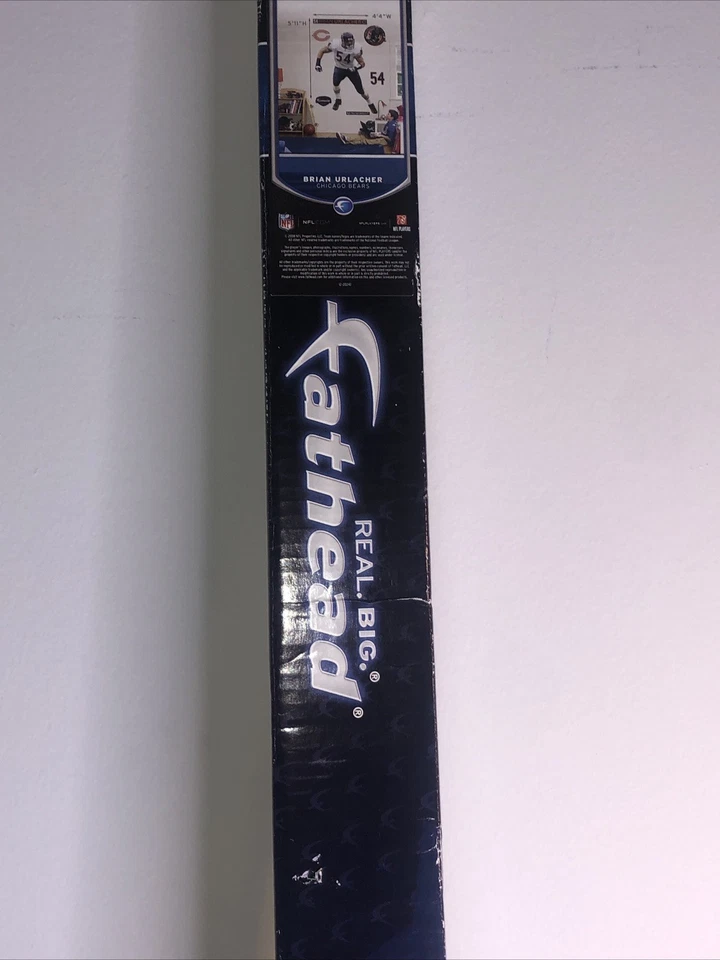 Gráfico de pared de vinilo tamaño natural Brian Urlacher Chicago Bears Fathead Foto 2 de 2
