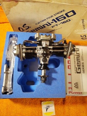 osエンジンft-160【ジェミニ160】 OS Engine - OS FT-160 Gemini 160 Flat Twin Four Stroke RC Motor