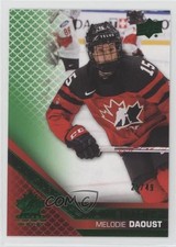 2022 Upper Deck Team Canada Juniors Electric Green 25/49 Melodie Daoust 7yx