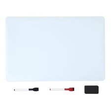 Tablero magnético de borrado en seco para nevera pizarra blanca de 20 x 13 pulgadas para recordatorios de notas
