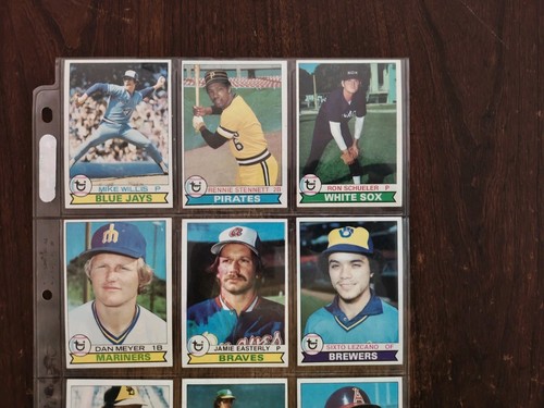 1979 Topps Baseball Karten 9 verschiedene Mike Willis, Sixto Lezcano, Dave Chalk - Bild 2 von 8