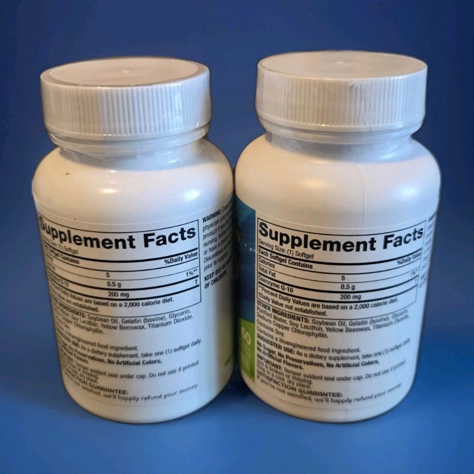 Rite Aid Coenzima Q-10• 200 mg• Geles Blandos 60 unidades• Lote de 2• Caduca el 27/06, 7/27 Foto 3 de 4