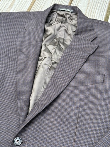 CORNELIANI Sportcoat Men 42 Houndstooth Italy Virgin Wool Luxury Classic