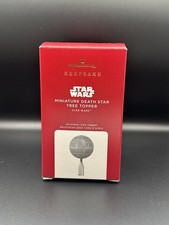2020 Hallmark Star Wars Miniature Death Star Christmas Tree Topper