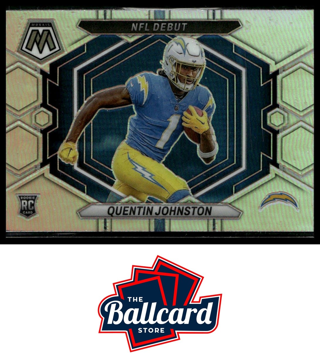 2023 Panini Mosaic #ND-16 Quentin Johnston Silver