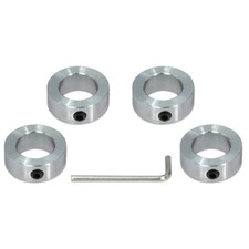 Befenybay 4pcs 1" Bore Shaft Collar Lock Collar Zinc Plated Solid Steel with ...