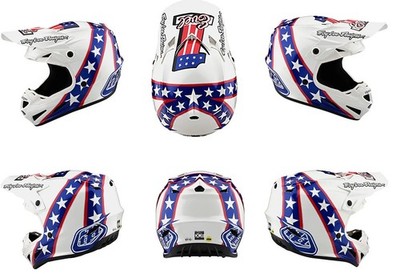 Troy Lee Designs SE4 ECE Composite Helmet Limited Edition ''Evel'' Size: Large