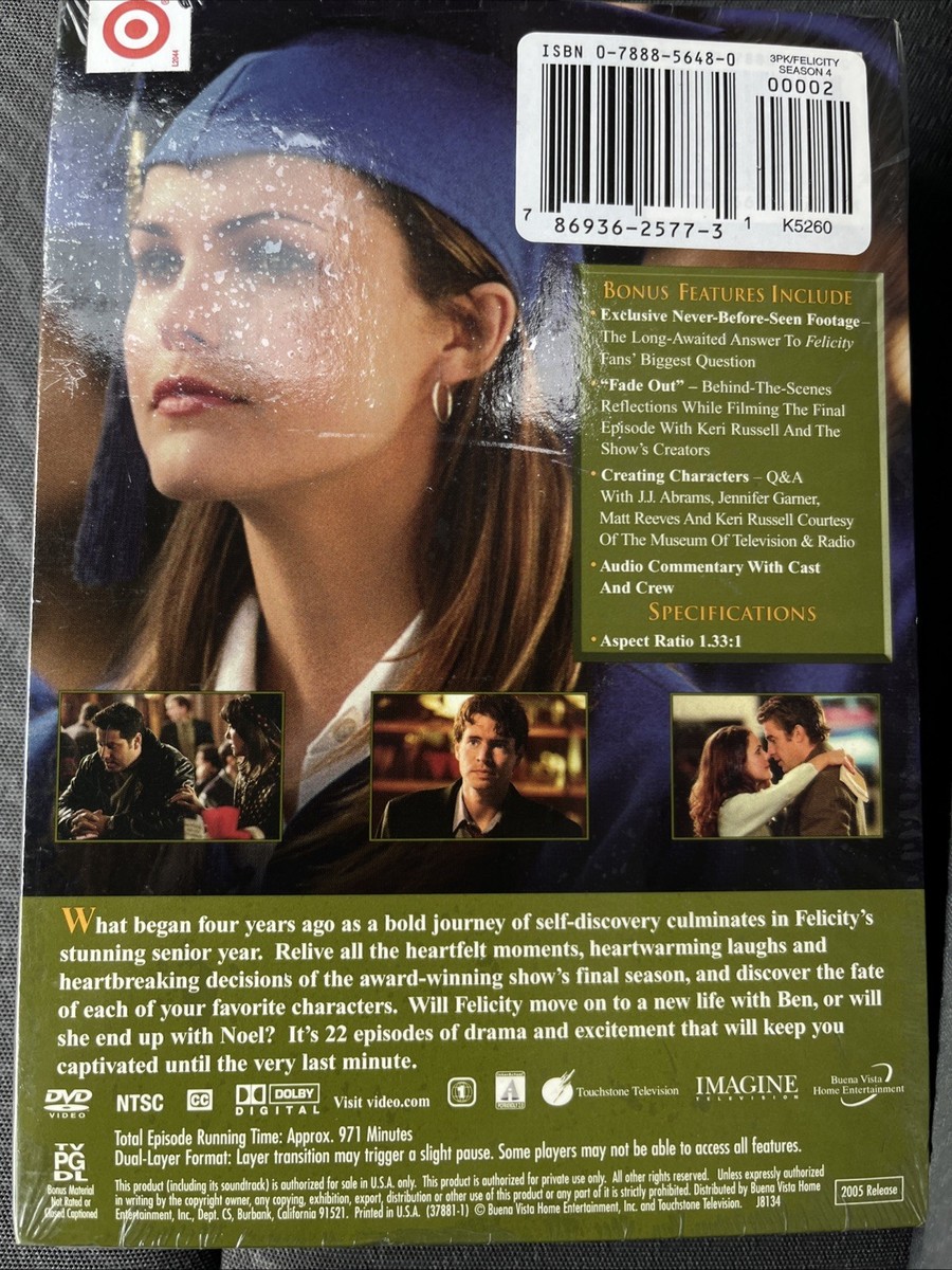 その他 Felicity: Season Four [DVD] Felicity - Season 4 (DVD, 2005) 786936257731| eBay