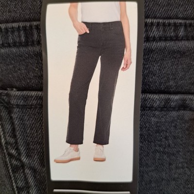 Hudson Midrise Straight Jean Womens 4/27 Night Time NWT Stretch Denim 853-414-B9
