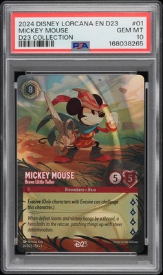 DISNEY LORCANA EN D23-D23 EXPO PROMO MICKEY MOUSE - BRAVE LITTLE