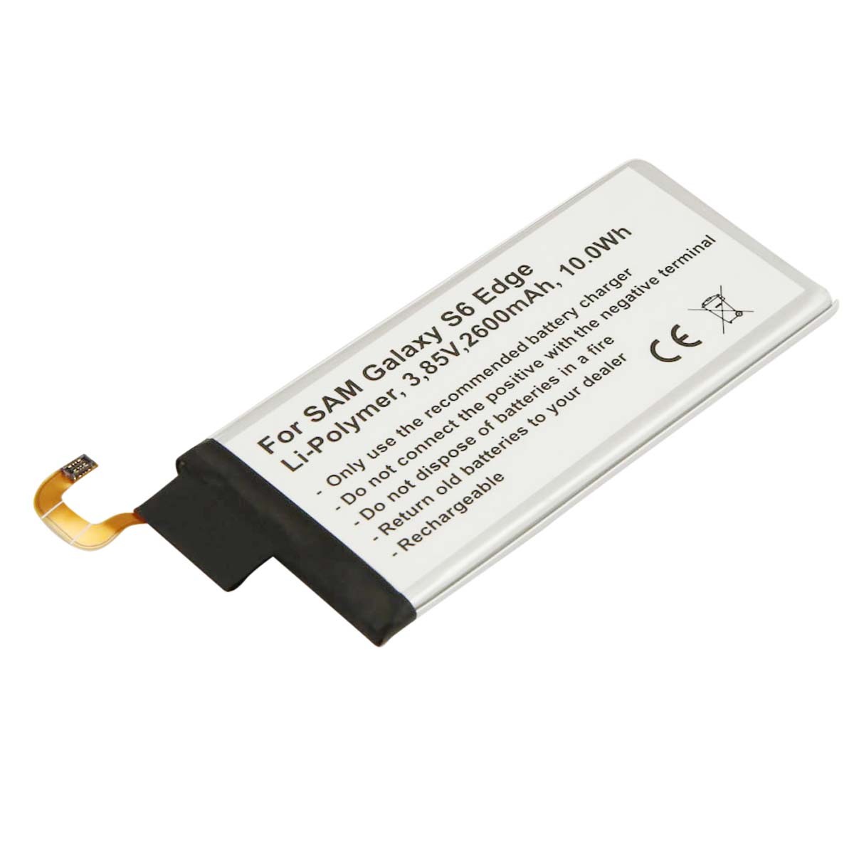 Batterie Galaxy S6 de 2600 mAh résout les coupures de votre téléphone