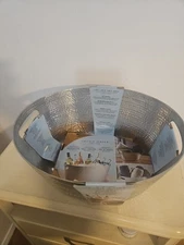 Laurie Gates California Designs Handcrafted Hammered Aluminum Beverage Tub 14.5