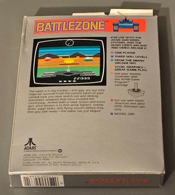 Battlezone Atari 2600/7800/2600+/7800+ Complete CIB TESTED WORKS