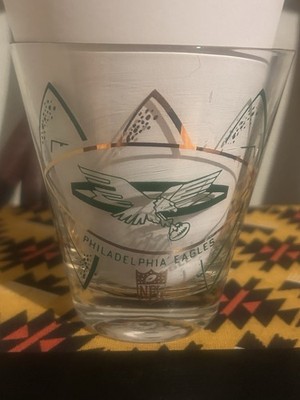 MCM Vintage Scarce Hedy Philadelphia Eagles Whiskey Glass Glassware NFL football