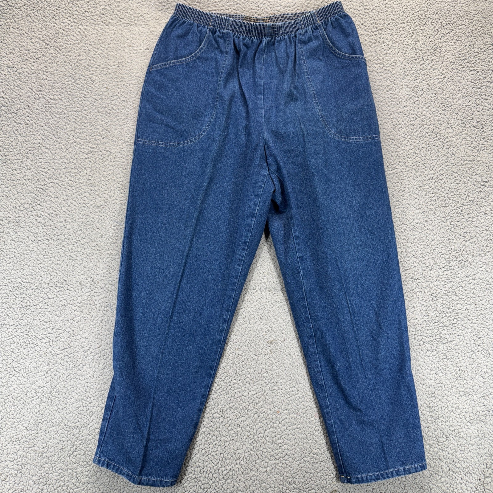 Classic Elements Womens Pull On Elastic Waist Den… - image 1