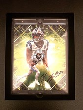 25 Fanatics UW Emanate Xavier Legette Green 31/99 Carolina Panthers *SIGNED*