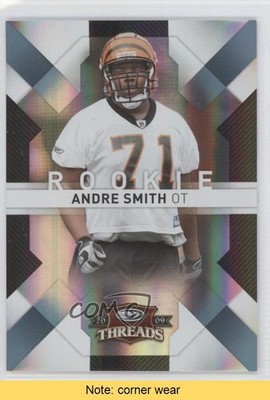 2009 Donruss Threads Rookie Century Proof Platinum 13/25 Andre Smith READ 0f8