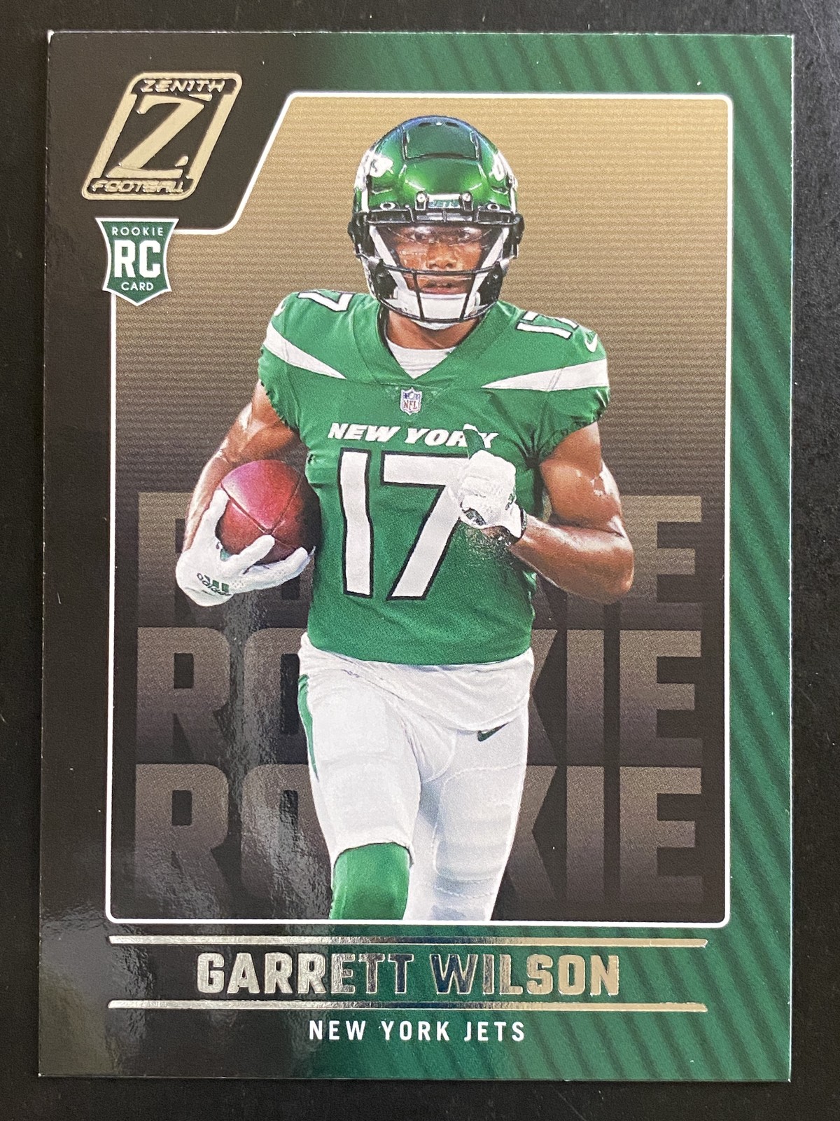 Garrett Wilson 2022 Panini Zenith Football Rookie Card New York Jets #106