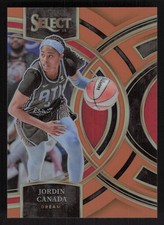 2024 Panini Select WNBA #198 Jordin Canada Orange Prizms #/125