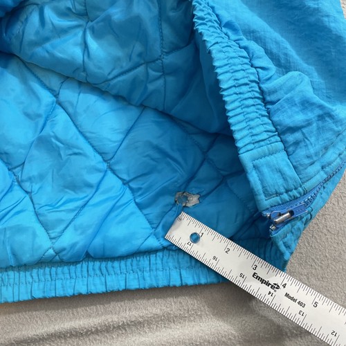Vintage Starter Pro Line Puffer Jacket Mens Large Blue Carolina Panthers NFL - Picture 13 of 24