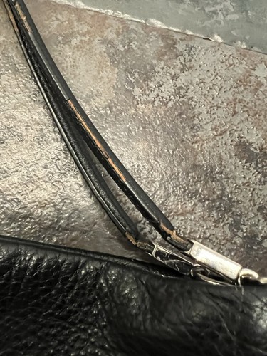 Borsa a tracolla Coach Madison Phoebe in pelle nera con triplo scomparto 24621 - Foto 11 di 17