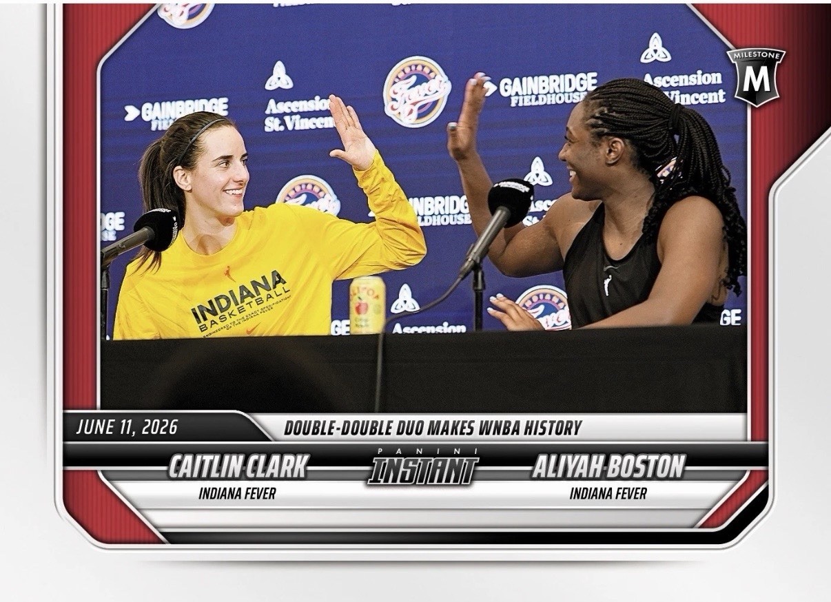2026 Panini Instant WNBA #144 Caitlin Clark Aliyah Boston Indiana Fever PRESALE
