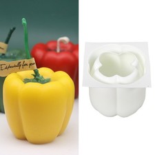 3D Bell Pepper Snake Fruit Silicone Candle Mold for DIY Candle Soap Ornaments YT