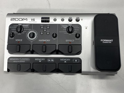 Zoom V6-SP Vocal Processor Pedal Effects - Black 884354026080| eBay