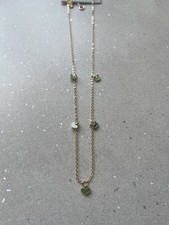 Georgine green mini heart necklace