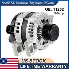 Alternator OEM 11252 for Chevrolet Traverse 2007-2017 GMC Acadia 3.6L 170Amp