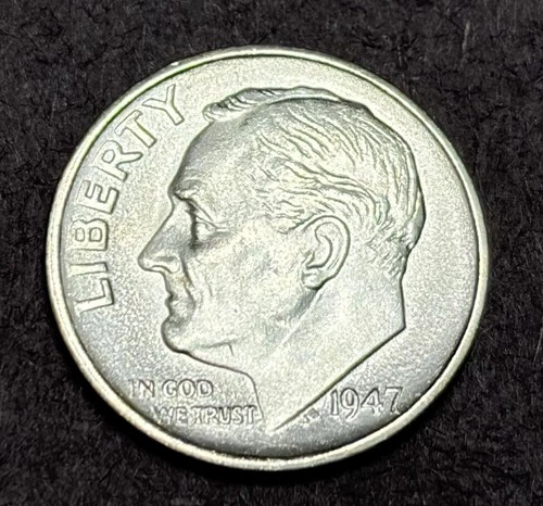 1947-S Roosevelt Dime BU 90% Silver