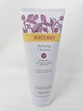 Burt's Bees Refining Cleanser Renewal 6 oz New