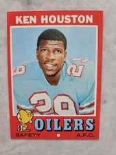 1971 Topps Ken Houston #113 HOF NM Rookie Card Houston Oilers. rookie card picture