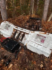 Blizzard snow plow,7.5 working complete without truck bracket, was on older chev