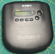 1995 Japan Sony Discman D-335 ESP Compact Portable CD Player For Parts or Repair