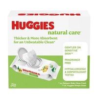 Huggies Natural Care Sensitive Baby Wipes Fragrance Free 1088 Wipes 17 Pack 8