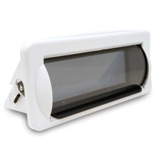Creative Audio CAMC1W Marine Single DIN Radio Mounting Kit, White Cover