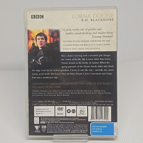 Lorna Doone (DVD, 1990) Clive Owen Sean Bean Polly Walker Paul Young Euan Grant - Picture 2 of 2