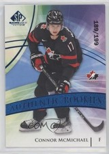 2020 SP Game Used Authentic Rookies Team Canada Blue Burst Connor McMichael n1u