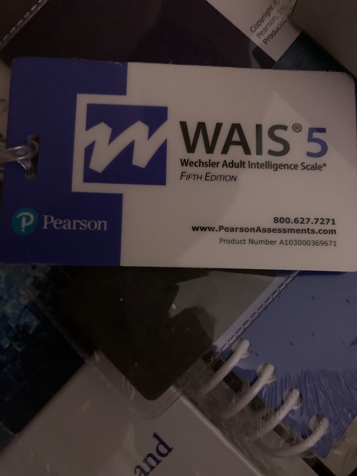 WAIS-5 Complete Kit Wechsler Adult Intelligence Scale | Fifth Edition