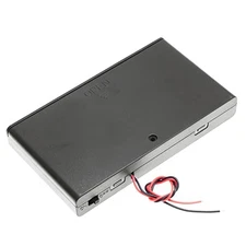  2 Set 8 x AA Thicken Battery Holder Base Box with ON/Off Switch and 2Pcs 8×AA