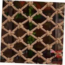 Safety Anti-Fall Fence Net for Children Pet Cat,Cargo 0.5Mx1M 1.6FTx3.3FT Jute