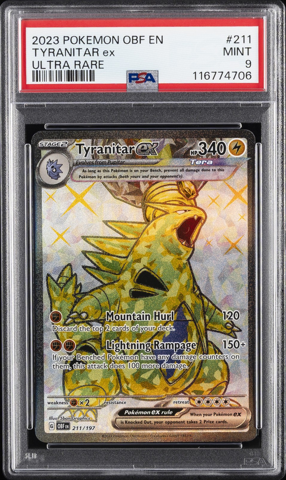 Tyranitar ex #211