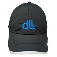 DLL Strapback Baseball Cap Black One Size Adjustable Embroidered Nike Golf
